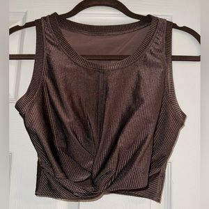 aerie OFFLINE Cropped Crossover Top